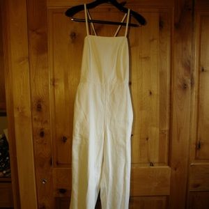 Denim Halter Jumpsuit